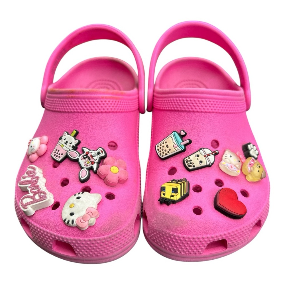 CROCS Pink slides shoes